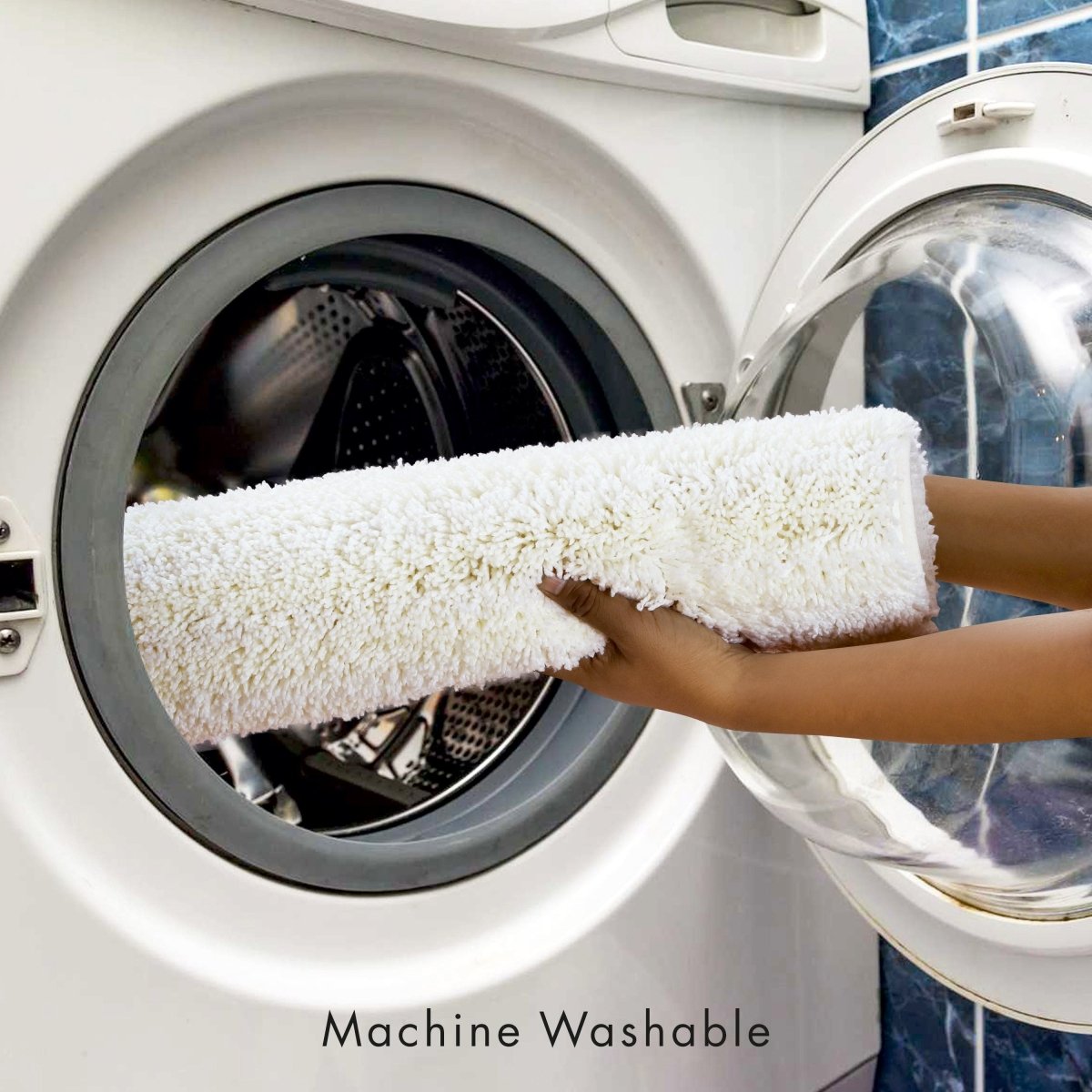 PLUSHDRY – Ultra mjuk Mikrofiber badmatta med snabb absorption och halkskyddssäkerhet