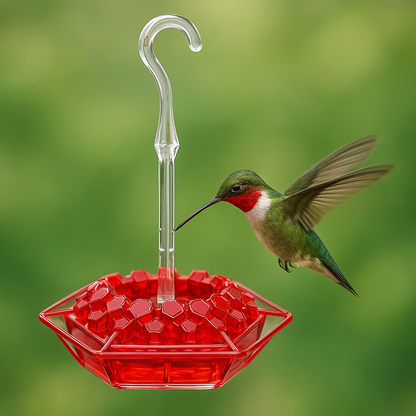 Kolibri Matare Röd Plast Hängande Fågelmatare