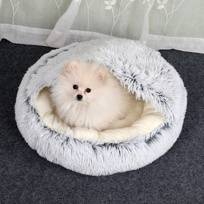 Kattgrotta Säng Plush Ortopedisk Bo