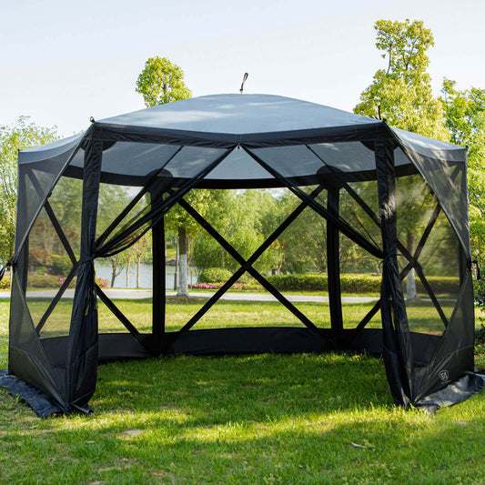 Pop Up Gazebo med nät-sidor för trädgård