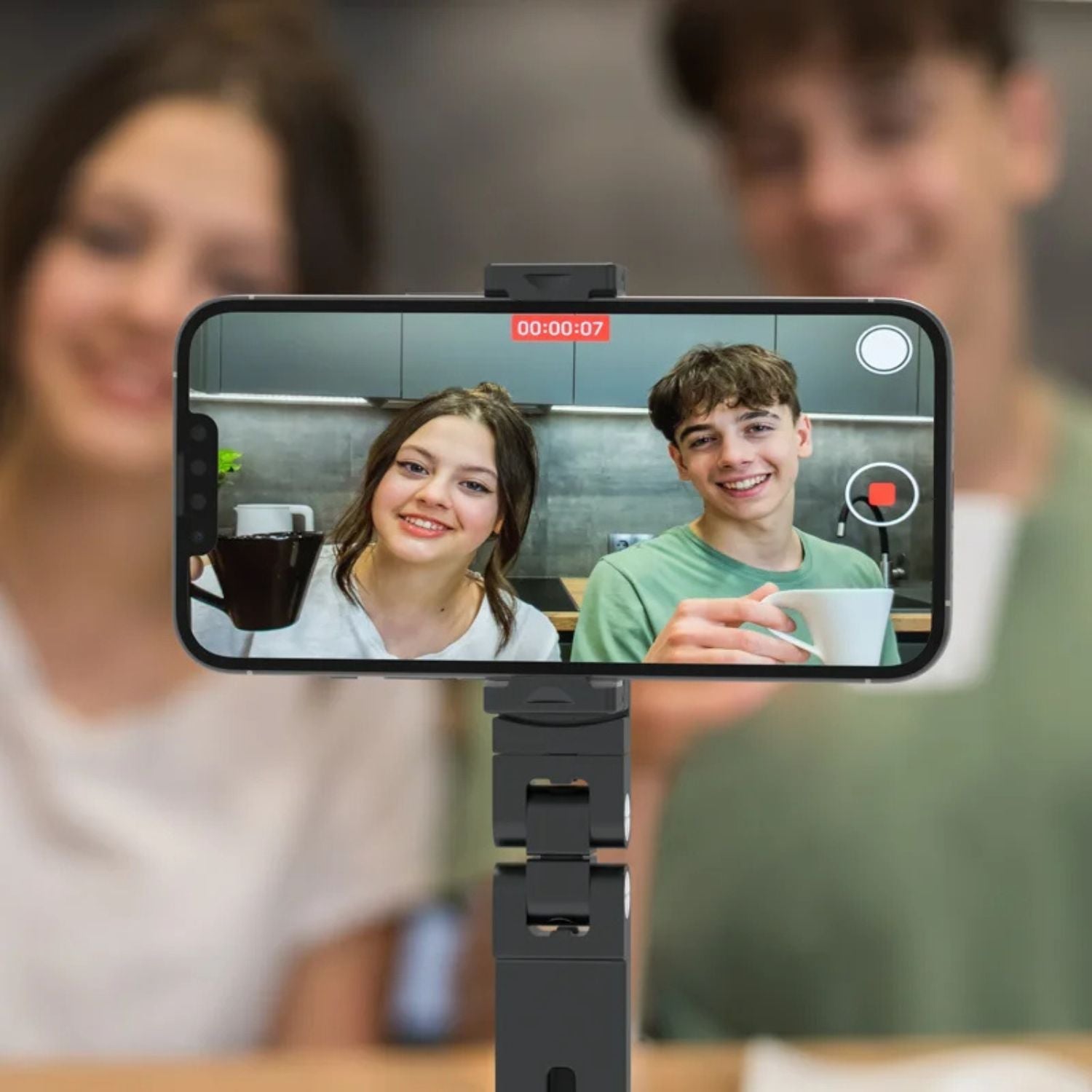 Telefoni Ställ med Magnetisk Aluminium Bas