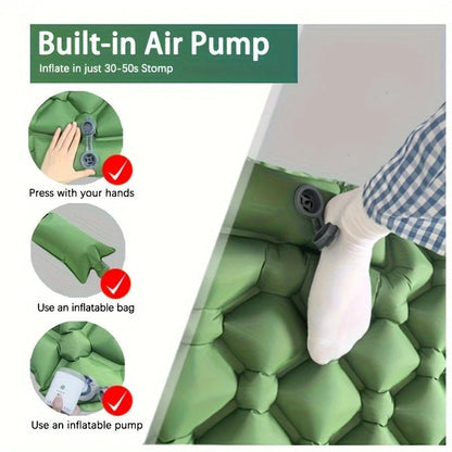 Campingmadrass Luftmadrass Lättviktig Vattentät Säng