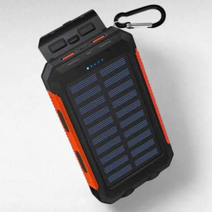 Solenergi Power Bank Vattentålig Bärbar Laddare
