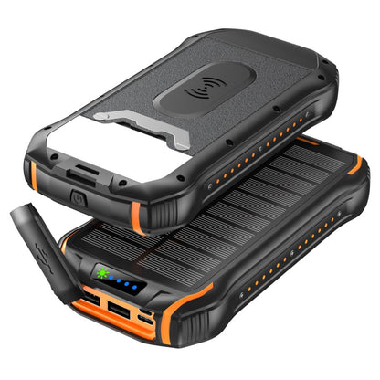 Powerbank Solar Snabbladdning Utomhus Vattentät