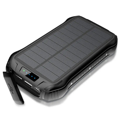 Powerbank Solar Snabbladdning Utomhus Vattentät