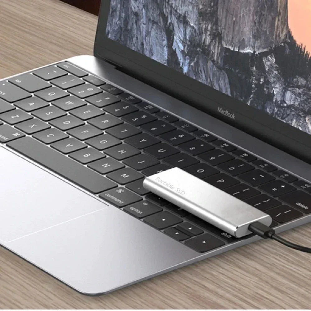 Bärbar SSD med USB-C Snabb Dataöverföring