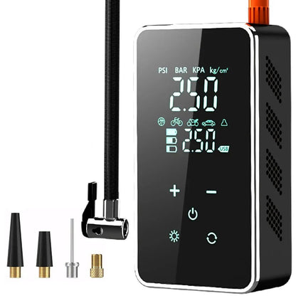 Portair - Bärbar trådlös luftpump med pekskärm och 150 PSI tryck