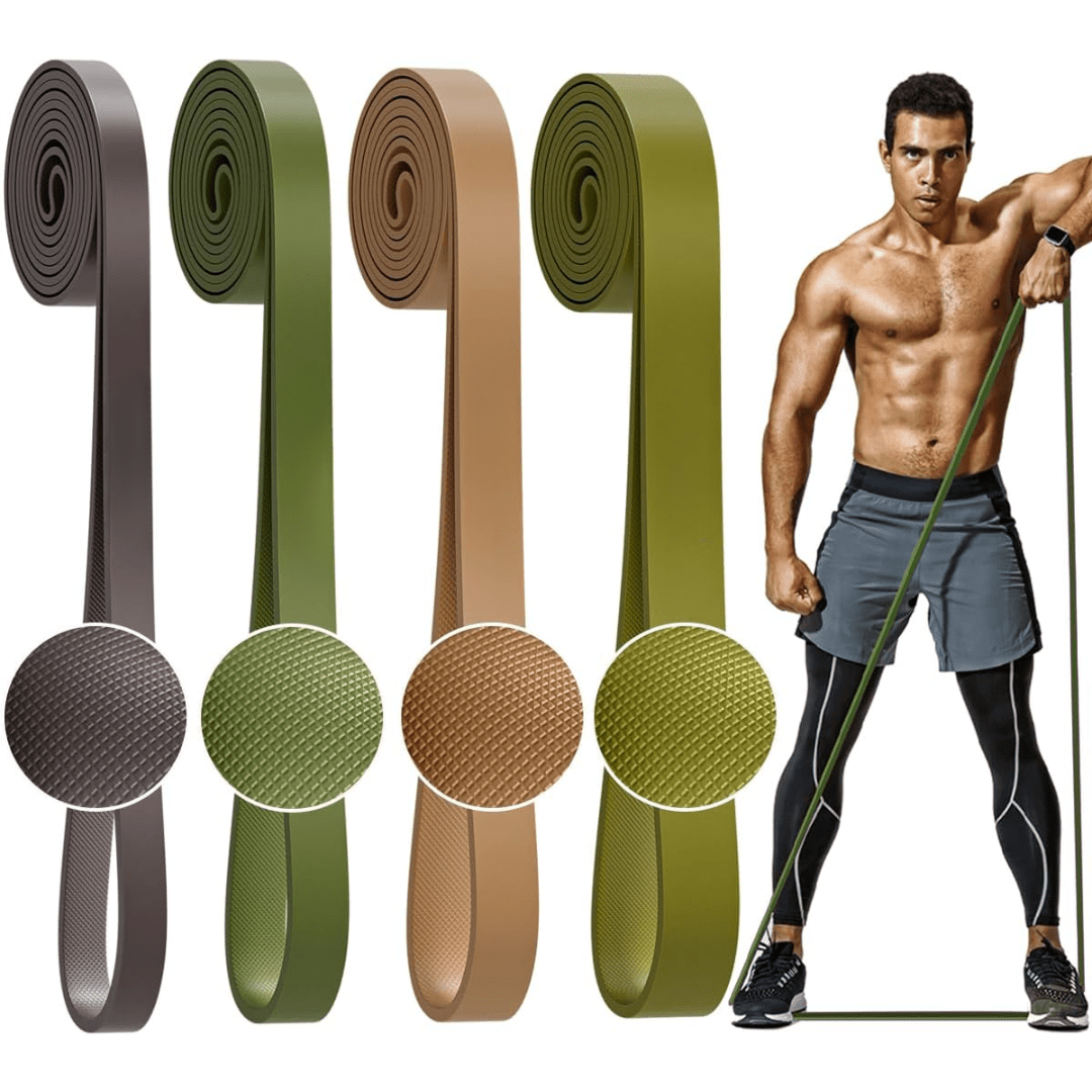 Power Band Resistance Set - Latex-träningsband för pull-ups, styrketräning, rörlighet och helkroppsträning