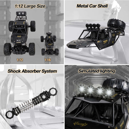 Fjärrkontrollbil med terrängmonsterhjul