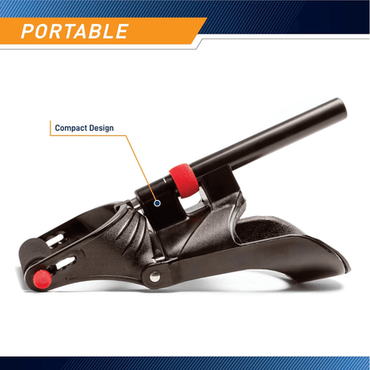 Powergrip Handleds- och underarmsstyrketränare - kompakt greppstyrketräningsutrustning för hemmet och på språng - hållbar, effektiv greppträningsutrustning