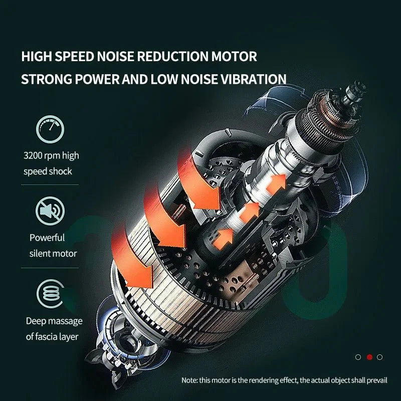 PowerPulse - Bärbar vibrationsmassageapparat för muskelåterhämtning