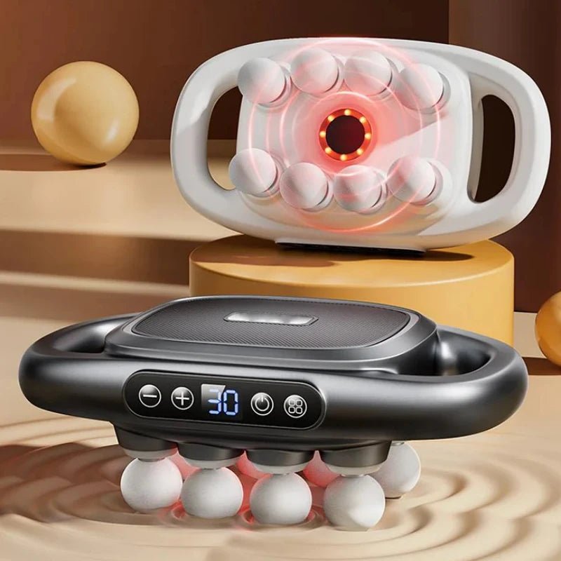 PowerRelief 8 – Fasciamassageapparat med 8 munstycken, 3 lägen &amp; 30 intensitetsnivåer