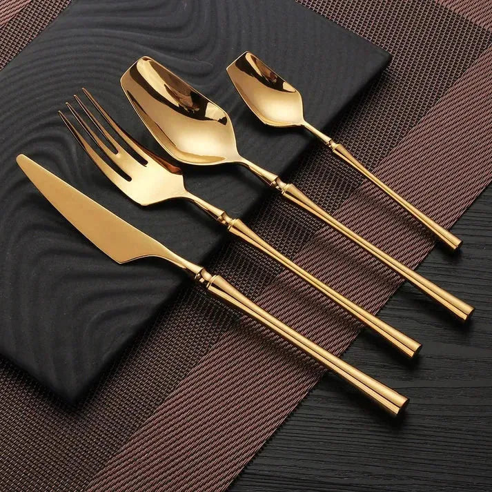 LuxeDining Bestickset - Rostfritt stål Diskmaskinssäkert bestickset 5 set