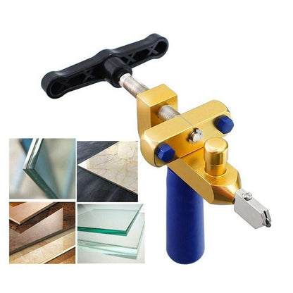 Mer exakt kakel- och glasrskärare – ergonomiskt handverktyg med extra huvuden för precisa gör-det-själv-snitt