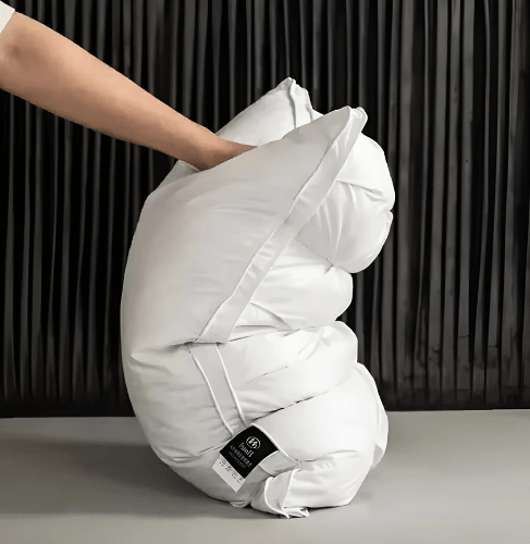 PREMIUM Gåsdun-kudde – Lyxig mjukhet &amp; stöd för en avkopplande sömn