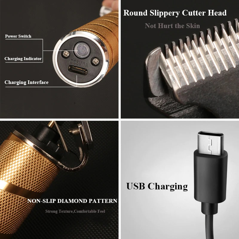 3-i-1 Professionell Hårklippare Kit