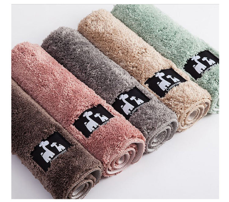 Carvallo – Lyxig Giraff Badrmatta med Halkfri och Vattenabsorberande Mikrofiber