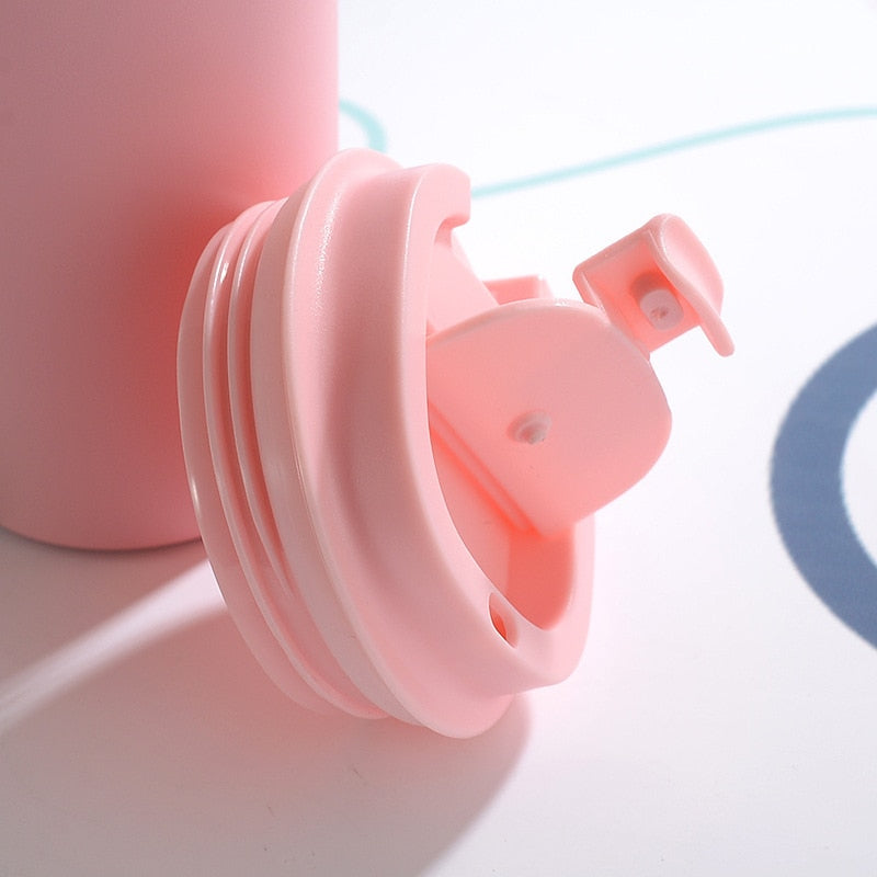 Carvallo – Pastell Termosmugg med Isolerande Rostfritt Stål Dubbelvägg & Läckagesäker Stängning