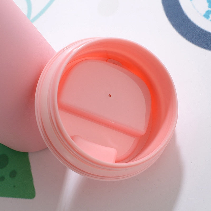 Carvallo – Pastell Termosmugg med Isolerande Rostfritt Stål Dubbelvägg & Läckagesäker Stängning