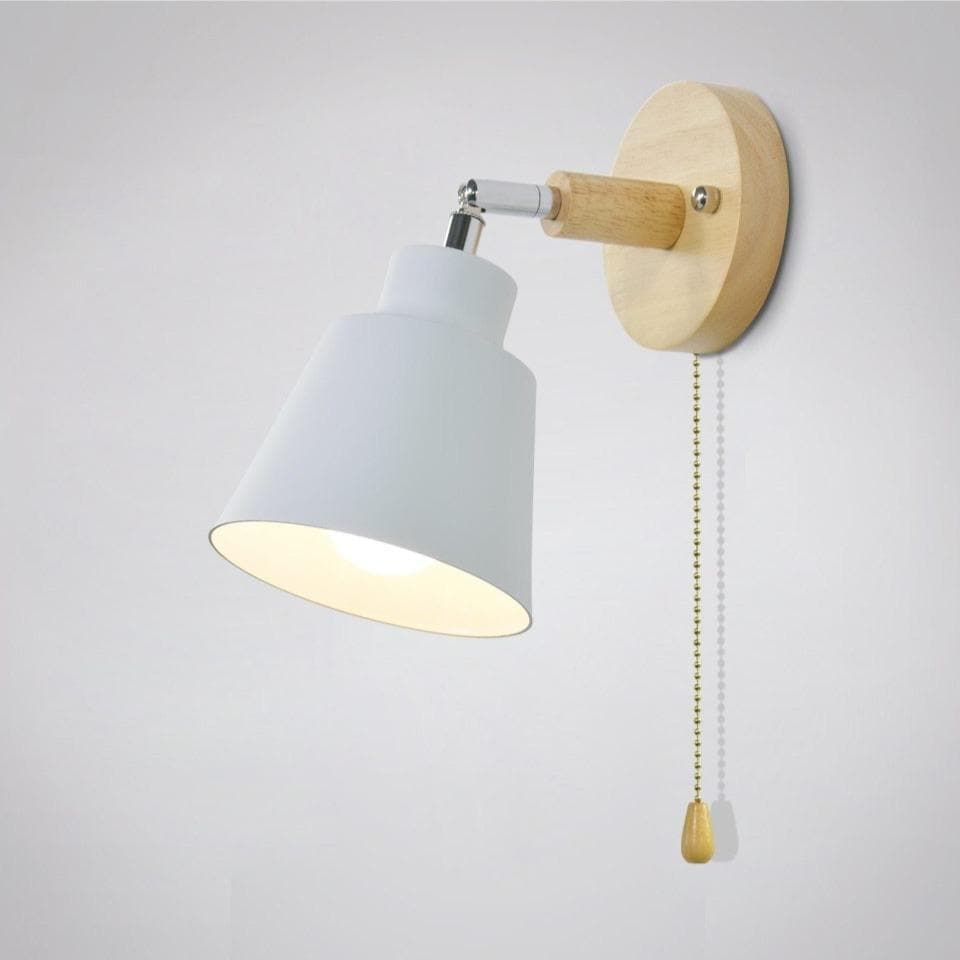FlexiGlow - Svängbar Vägglampa med Dragkedjeswitch