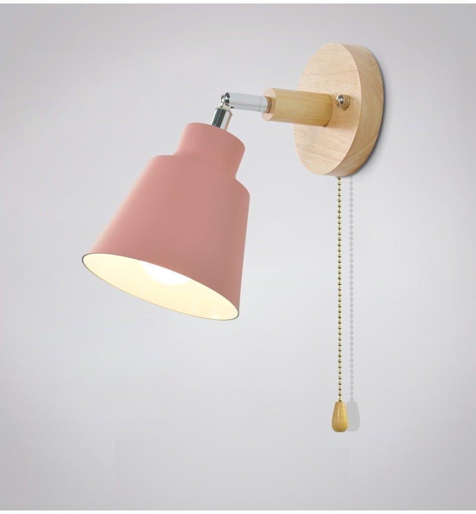 FlexiGlow - Svängbar Vägglampa med Dragkedjeswitch
