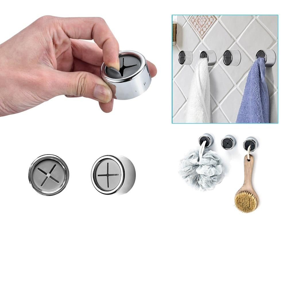 Carvallo – Självhäftande Handdukshållare för Kök & Badrum (Set om 3)