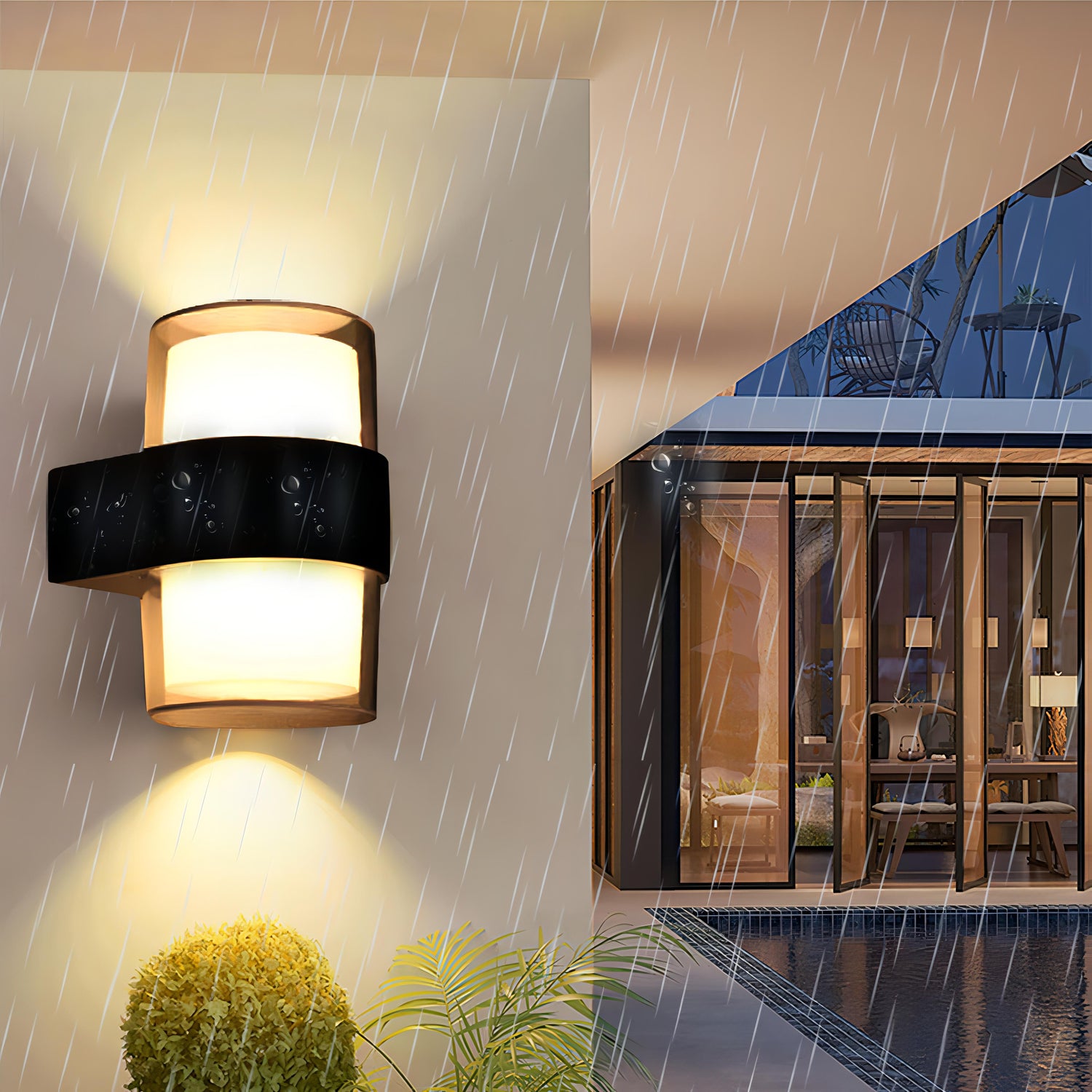 Shoona - Utomhus Modern Vägglampa i Hållbar Aluminium