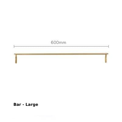 Carvallo – Elegant Väggfäste med Guldfinish och S-Krokar