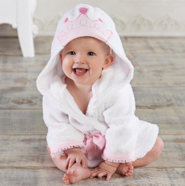 Baby Badrock Bomull Huva Djur Handduk