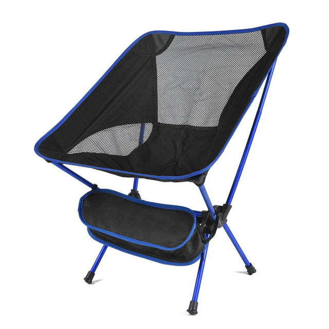 Carvallo Campingstol Ultralätt | Fällbar & Belastbar upp till 150 kg | Kompakt för Utomhus & Resor | 53x10 cm