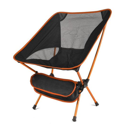 Carvallo Campingstol Ultralätt | Fällbar & Belastbar upp till 150 kg | Kompakt för Utomhus & Resor | 53x10 cm