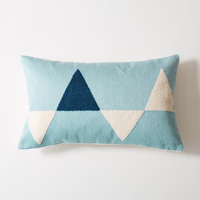 Carvallo Modern Geometrisk Lumbar Kuddeöverdrag
