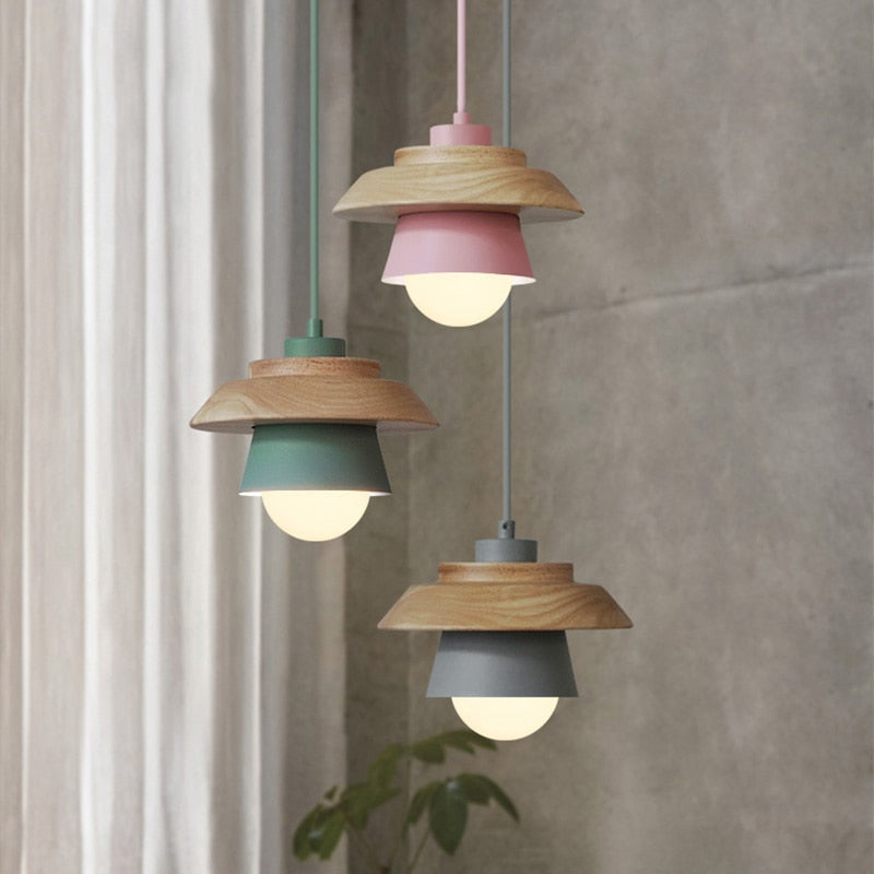 ScandiBeam Modern Trä Taklampa
