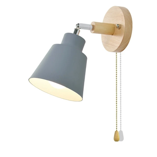 FlexiGlow - Svängbar Vägglampa med Dragkedjeswitch