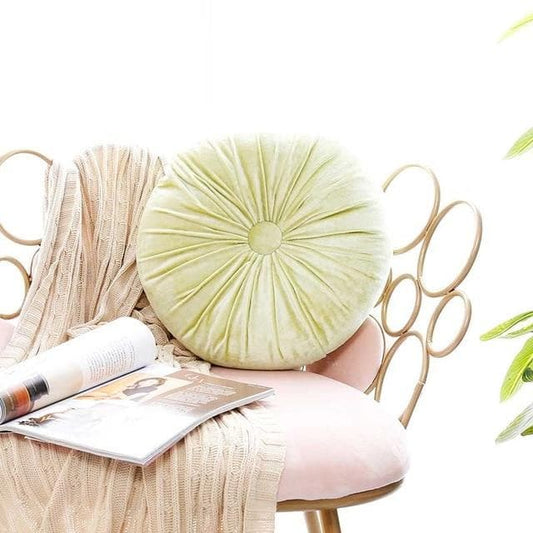 Carvallo Sammet Rund Kudde