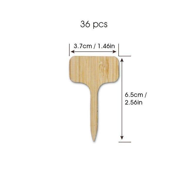 Carvallo – Växtskyltar av bambu för trädgård & dekoration