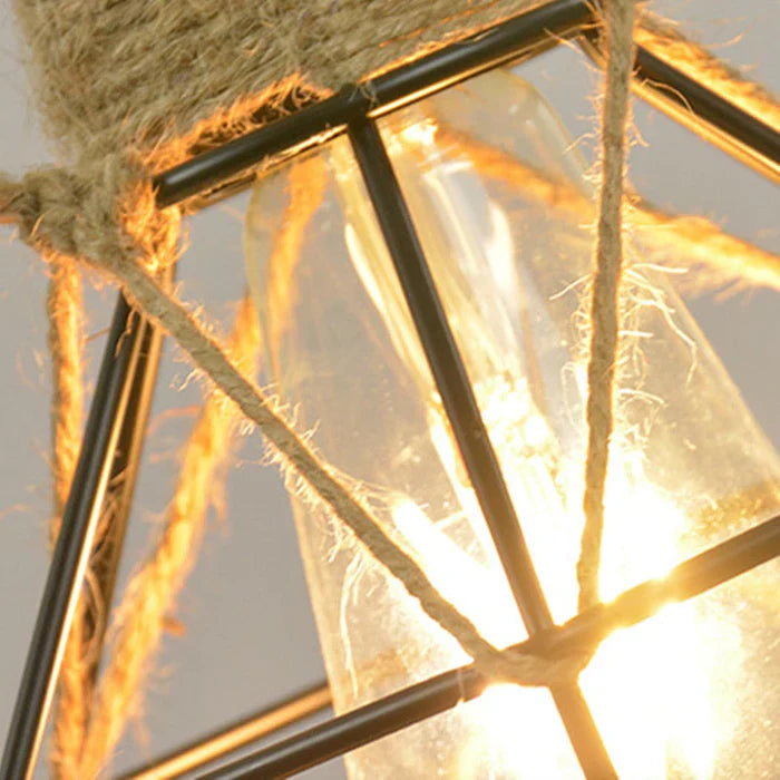 RusticGlow - Vintage Reb Pendellampa för hygglig stämning