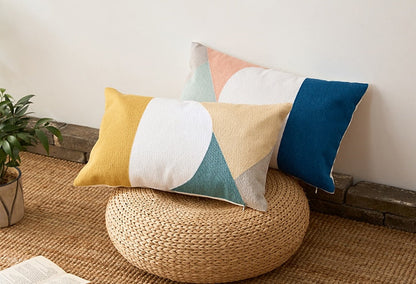 Carvallo Modern Geometrisk Lumbar Kuddeöverdrag