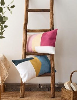 Carvallo Modern Geometrisk Lumbar Kuddeöverdrag