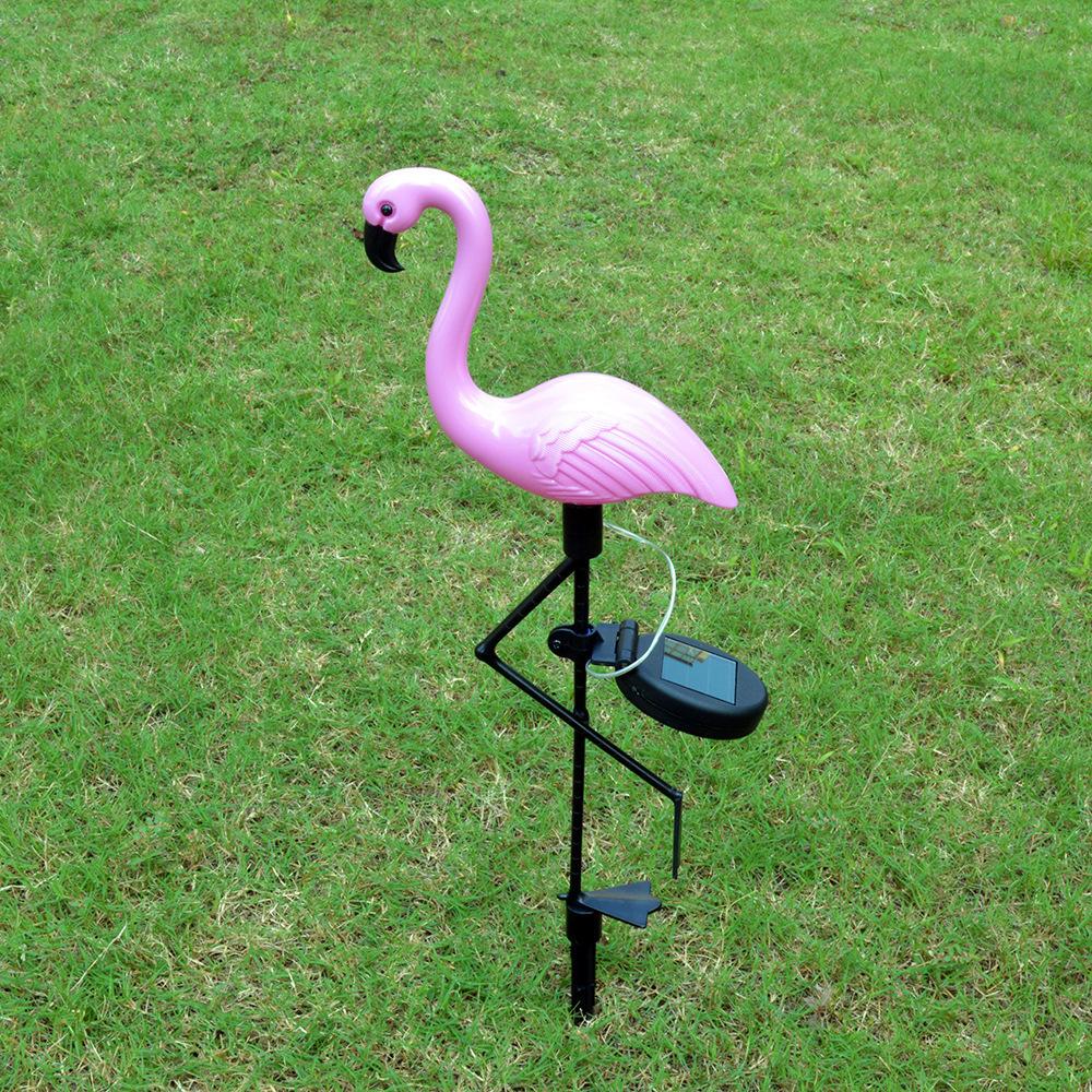 Carvallo - Solcellespotslampa med flamingodesign för utomhusstämning och charme