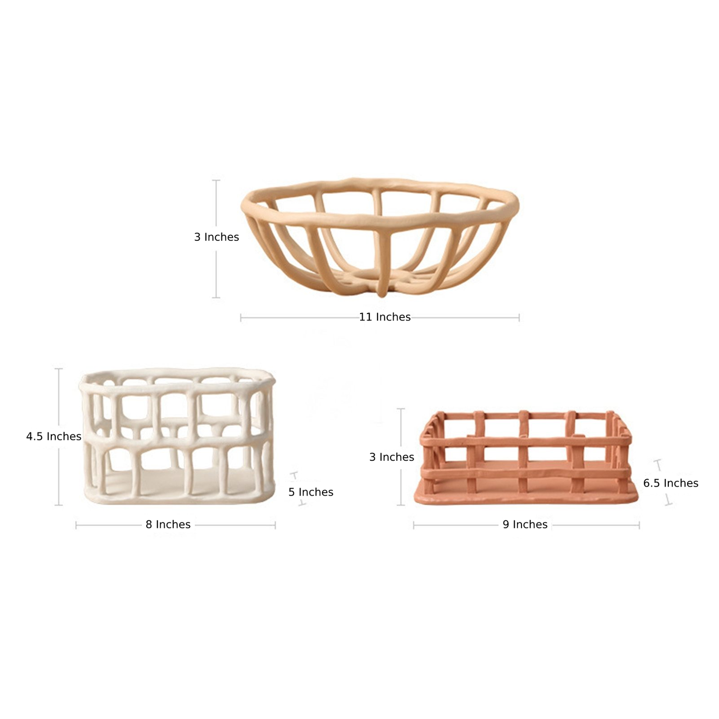 Carvallo Resin Fruktkorg
