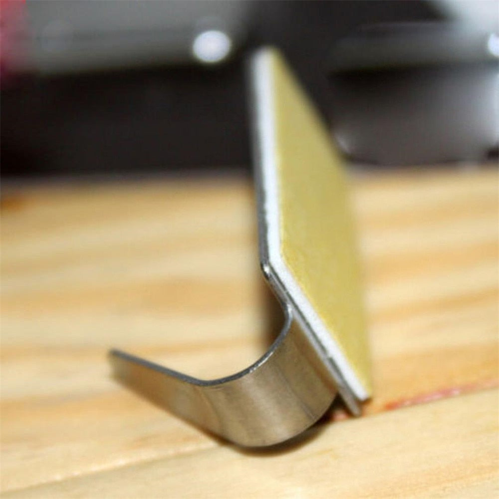 Carvallo – Självhäftande Rostfria Stålhakar för Stark och Stilren Upphängning (Set om 12)