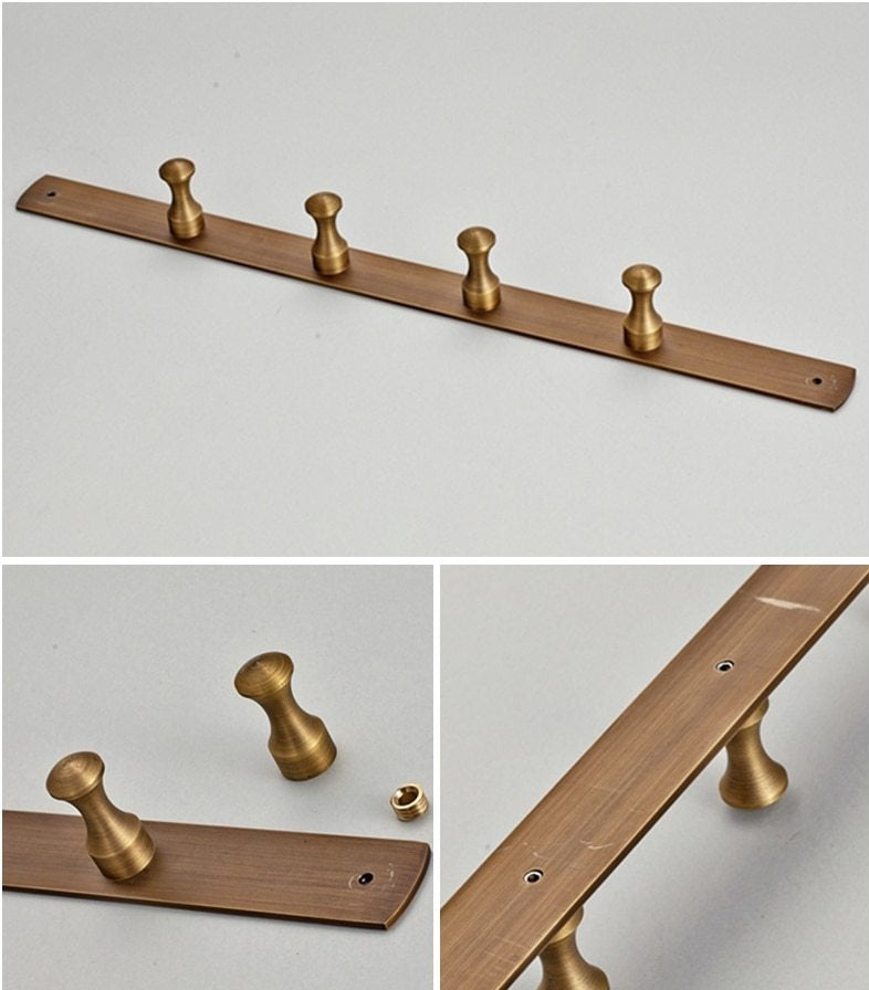 Royaleva Antik Brons Badaccessoarer – Vintage Koppar med Keramiska Accenter