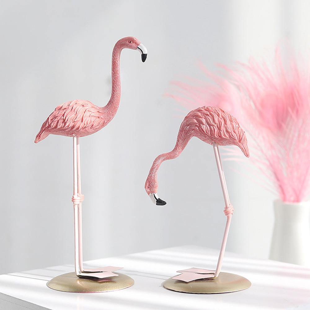 Carvallo – Eleganta Flamingo-statyer för tropisk trädgårds- och inredning