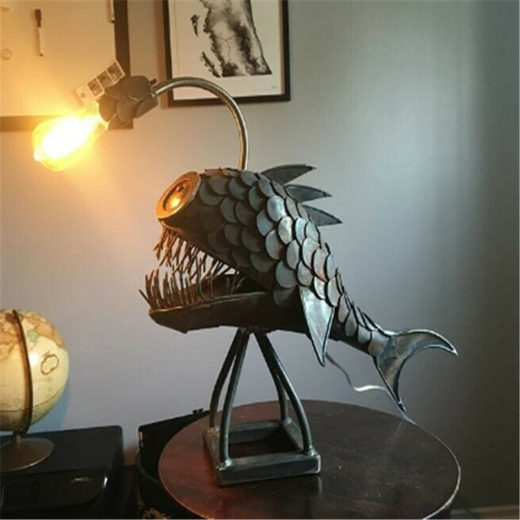 Royallure Angler Fish Lamp – USB Driven LED Nattlampa för Eccentrisk Heminredning