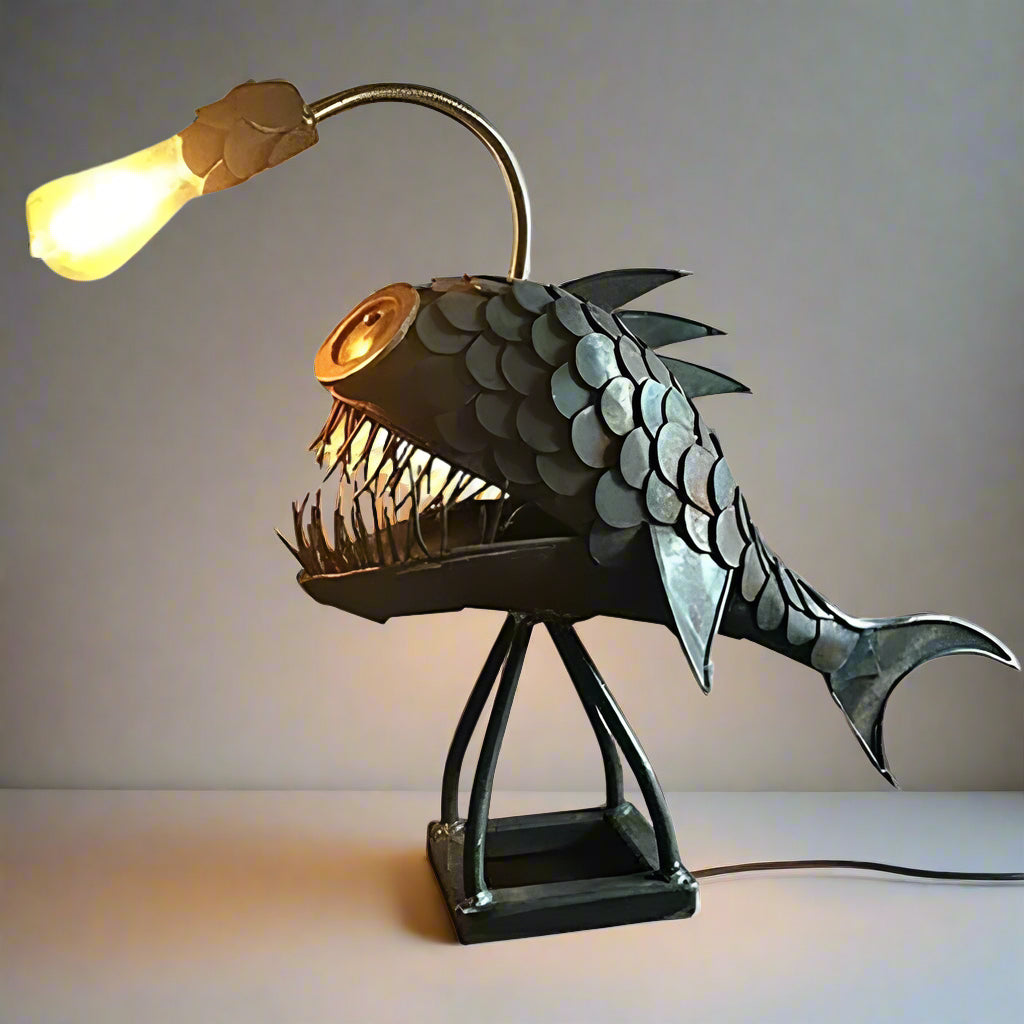 Royallure Angler Fish Lamp – USB Driven LED Nattlampa för Eccentrisk Heminredning