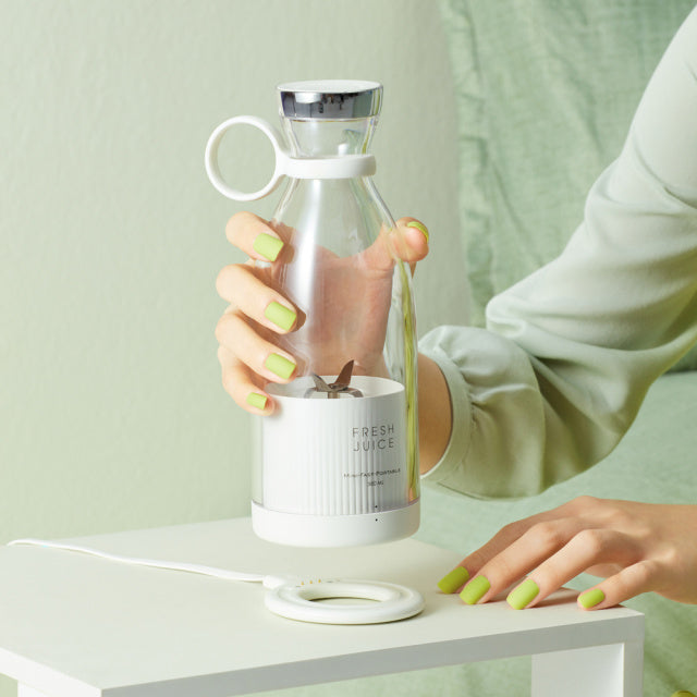 Bärbar Elektrisk Fruktjuicer Blandare Flaska USB Laddning