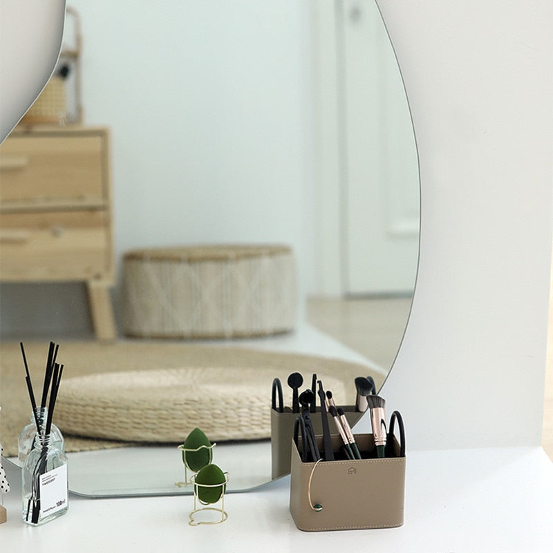 Carvallo Läder Förvaringskorg