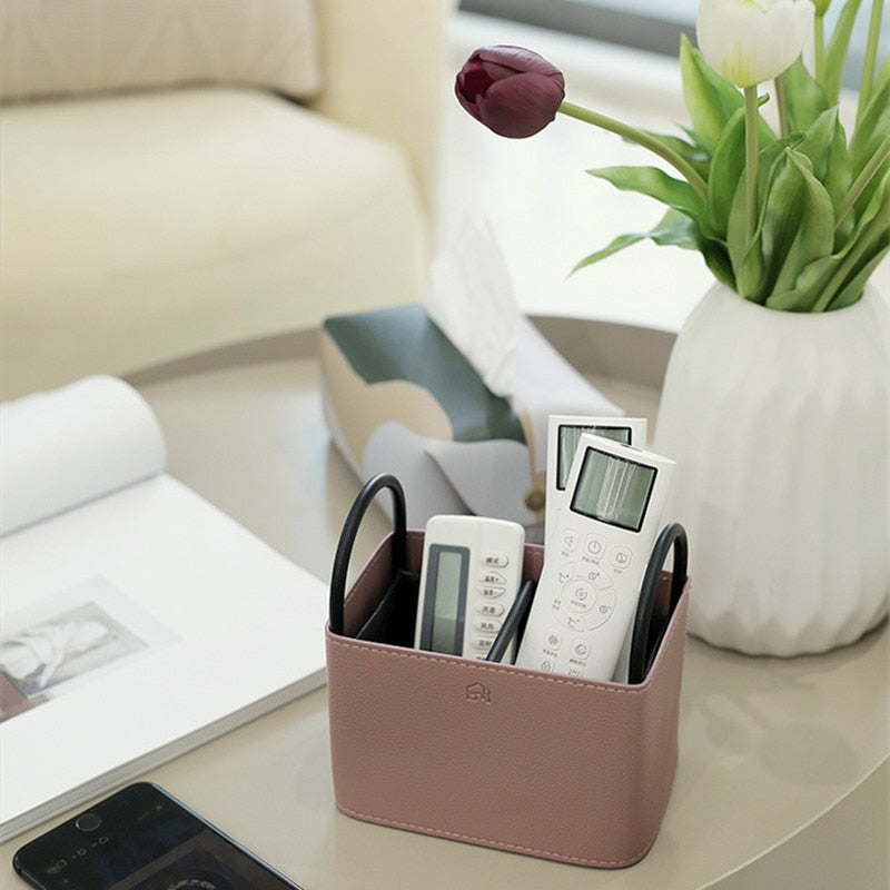 Carvallo Läder Förvaringskorg