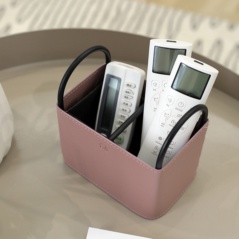 Carvallo Läder Förvaringskorg